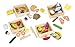 leomark Set Cibo in Legno - 4 in 1 - Frutta e Verdura Taglio Giocattolo, Divertimento per Bambini con Accessori Tagliabile + 4 Cestino (4 in 1)
