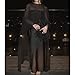 Chiffon Cape for Women Vintage Sheer Mesh Shawl Wraps Long Flowy Capelets Poncho Top Wedding Evening Dress Cover-Up (Black, One Size)