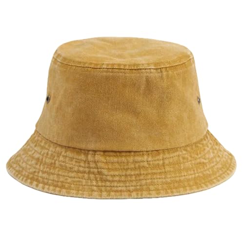Chapeau de pêcheur rétro lavé pliable contre le soleil