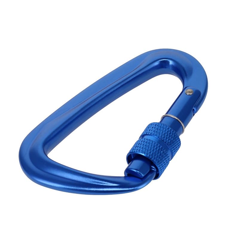 Buckleguy.com C5970 Blue, Screw Lock Carabiner, Aluminum