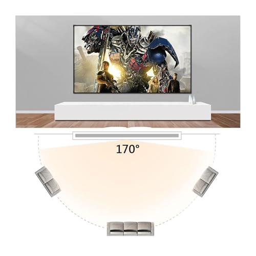 Pantalla de proyector portátil y plegable 120 pulgadas miniatura 4