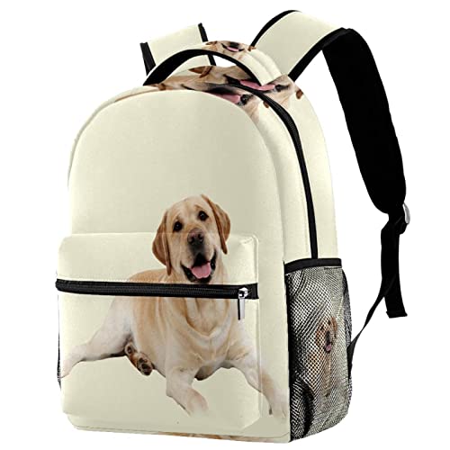 Sac à dos ultra léger motif labrador avec couronne royale et bretelles douces