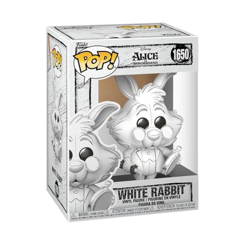 Funko Pop! Disney: Sketched - White Rabbit - Collectable Vinyl Figure - Gift Idea - Official Merchandise - Toys for Kids & Adults - Cartoon Fans - Mod