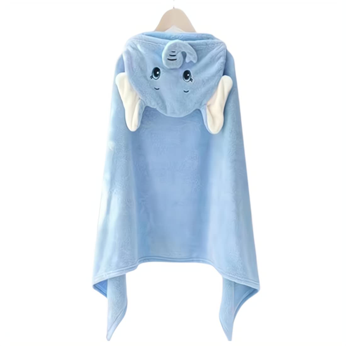 Baby Hooded Towel Toddler Hooded Bath Towel Baby Towels and Washcloths Baby Bath Essentials Blue Elephant
