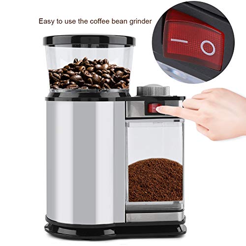 Mini Molinillo de Café Eléctrico Semillas Especias/Frutos/Secos Molinos de Cuchillas Acero Inoxidable de 120W Potencia… - Imagen 7