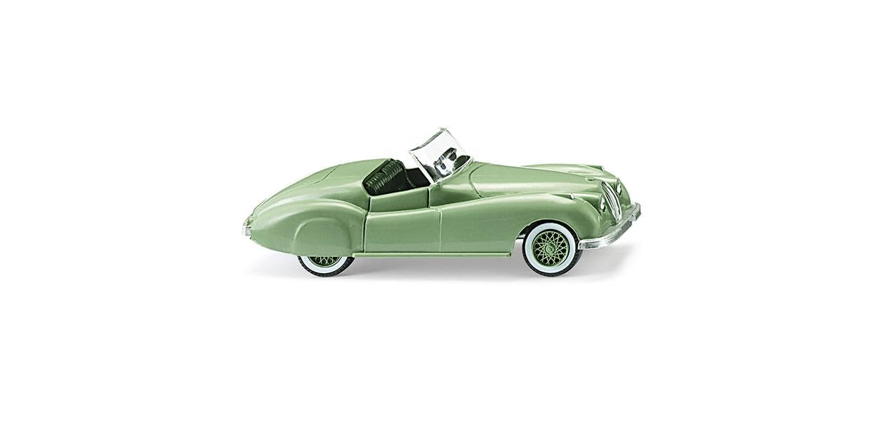 Wiking Jaguar XK120 Pale Green 1948-54 WK080104 HO Gauge