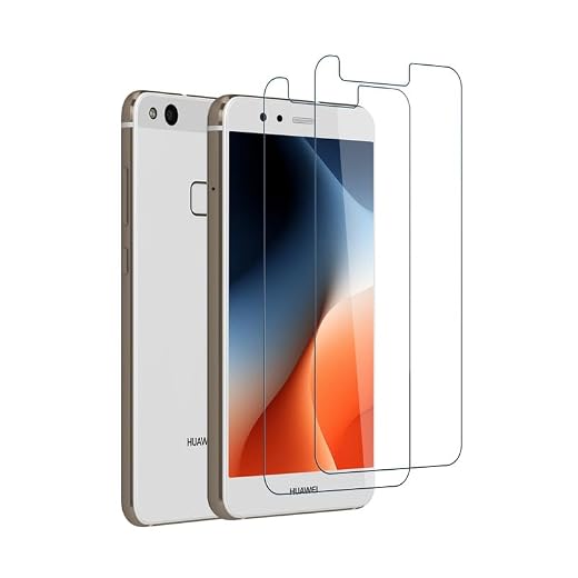 Devgoed [2 Stück] für Folie Huawei P10 Lite Panzerglas, Robust und Kratzfest Displayfolie Huawei P10 Lite Displayschutz, High Sensitivity, Anti-Fingerabdruck Schutzfolie Schutzglas