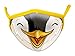 Wild Republic Masque adulte Wild Smiles de pouvant se superposer à un masque à usage médical, réutilisable, lavable, couvrant la bouche et le nez, avec motifs pingouins 25807