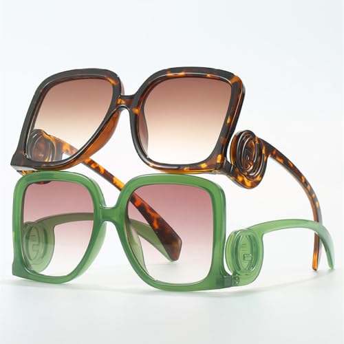 Luxury Big Frame Sunglasses Women For Men Trendy Punk Sun Glasses Vintage Oversized Ladies Shades3