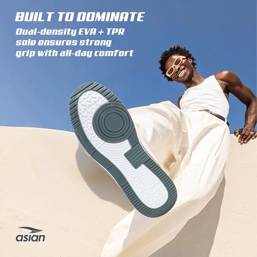 Image of ASIAN Mojo-01 Men's Casual Sneakers | Lightweight, Trendy Sports Shoes | Ideal, Walking, Running, Gym & Travel