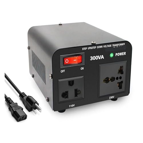 Convertisseur 110v 220v puissance 300W pour resoudre les problemes de prise et tension