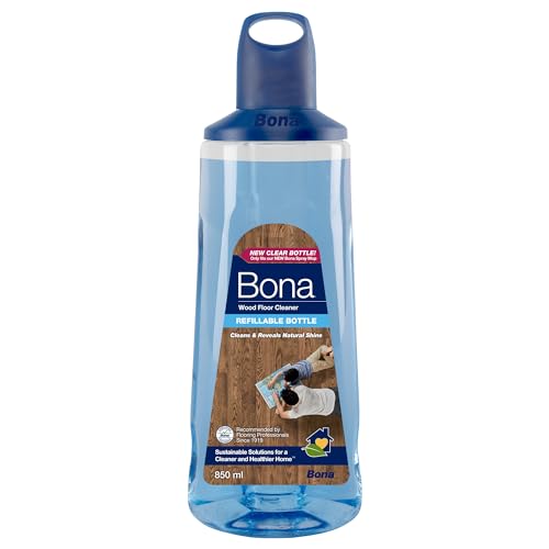 Bona Premium Spray Mop Cartridge Wood Floor Cleaner for Varnished or Hard Waxed Wood Floors 850ml