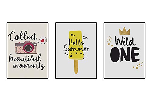 4Good Epictures WBK 1 Wild One - Juego de imágenes de escandinavian para habitación infantil, diseño moderno nórdico Cover