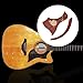 BQLZR Mahogany Wooden Guitars Pickguard Cover with Armrest for 39-41 inch Pack of 2
