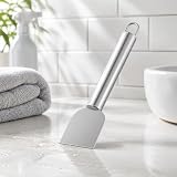 Stainless Steel Kitchen Scraper Single, Clear Stubborn Stain for Pan Stove Daily Use