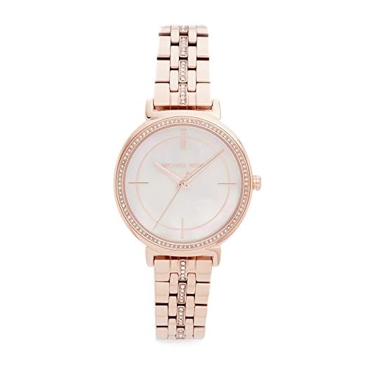 Michael Kors damer analog kvarts klocka armband One Size rosguld