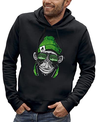 Sweat à capuche singe DJ vêtement chaud et confortable homme