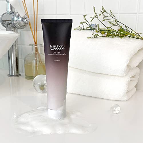 Haruharu 1097949802 Wonder Black Rice Moisture 5.5 Soft Cleansing Gel 100Ml Fermented Black Rice Face Wash Foam Cleanser thumb #3