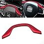 Xotic Tech Inner Steering Wheel Upper Frame Cover Trim, Sporty Red, Compatible with Honda Accord 10th Gen 2018-2022