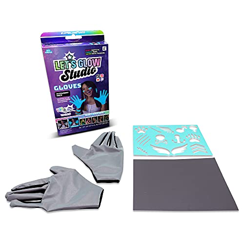 LetsGlow Studio Gloves Accessory Pack - for LetsGlow Studio DIY Arts and Crafts Influencer Video Creator Kit - (LetsGlow Studio Sold Separately)