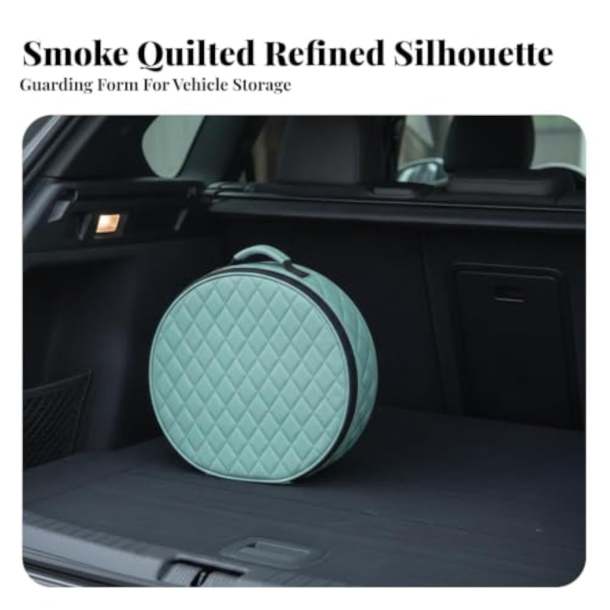 Round EV Charging Cable Storage Bag with Zipper Closure