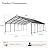 LAUSAINT HOME 20x30 FT Metal Carport Enhanced Base Heavy Duty Garage Carports, Outdoor Garage Car Port, Oversized Carport Canopy with Steel Roof and Frame, for Pickup, Boat and Tractor (20'x30')