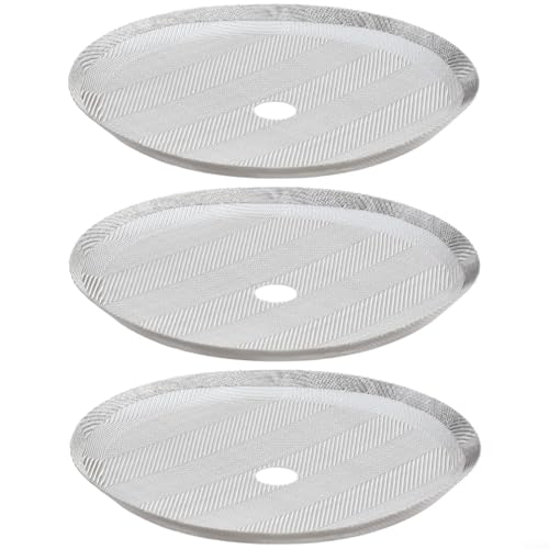 Filtro de acero inoxidable reutilizable de repuesto para prensa francesa, 3 unidades, se adapta a tamaños de prensa de 350 ml, 800 ml, 1000 ml y unidades estándar de 8 tazas (para 800 ml)