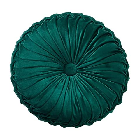 Fouriding Runde Wurf Kissen für Couch dekorative 15 "X 15" Kürbis Runde Samt Kissen Cover