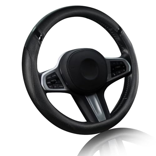 Cxtiy Universal 15.5-16 Inch Steering Wheel Cover – Non-Slip Microfiber