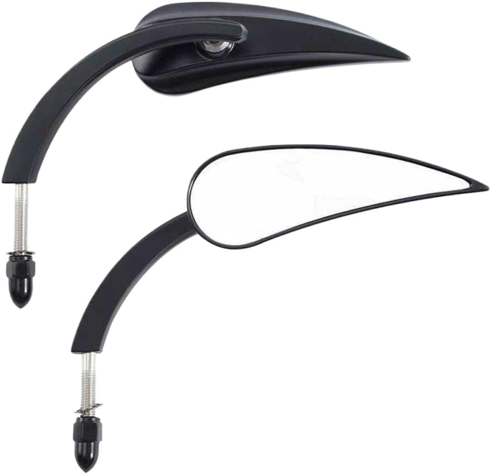 Motorcycle 8mm Rear View Mirrors Compatible With Touring Sportster Softail Street Bob