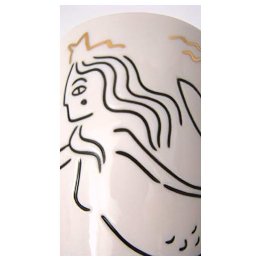 Siren at Sea Anniversary Collection White Ceramic Mug - 12 oz