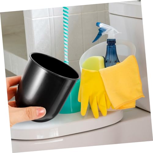 Image of Zerodeko 3pcs Plastic Toilet Brush Cup Holder Shape Bathroom Cleaning and Easy to Clean Keeps Toilet Area Odor Neat