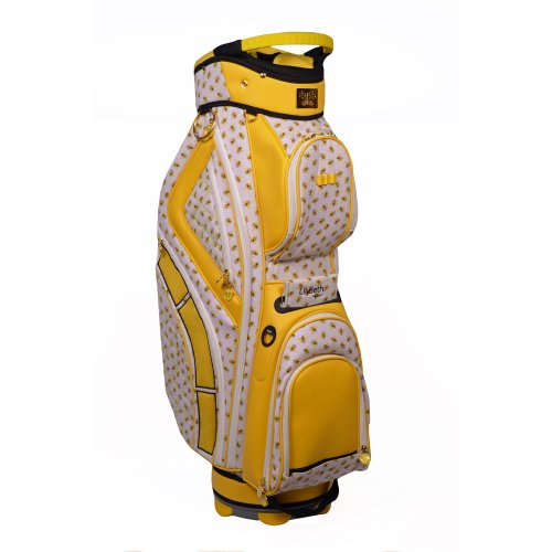 LilyBeth GOLF Cart Bag, Yellow Bumble Bee
