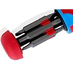 Channellock 131CB 13-in-1 Ratcheting Screwdriver | Multi-Bit Storage | 1/4-Inch Nut Driver | Quick-Load Handle with Cushion Grip | 28-Tooth Ratchet Mechanism Provides up to 225 lbs. of Torque , Red - Image 4