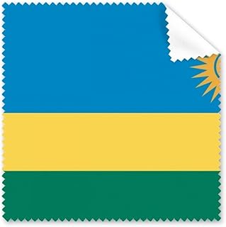Rwanda National Flag Africa Country Cleaning Cloth Phone Screen Glasses Cleaner 5pcs