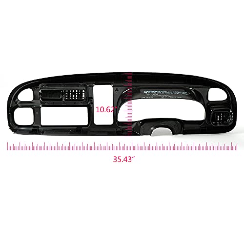 image for G-PLUS Dash Board Bezel Cover Instrument W/Vents Compatible with 1998 