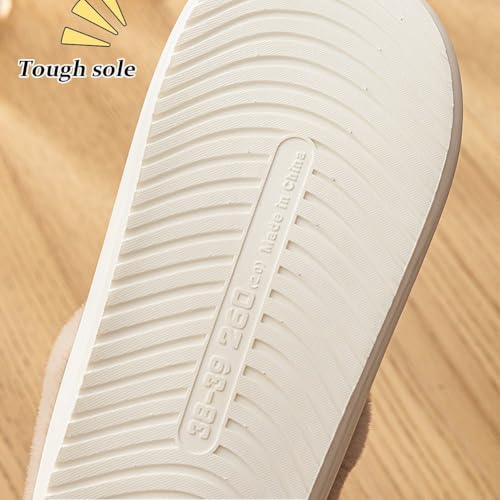 Chaussons de Noël en coton chaud et antidérapants pour intérieur - 6