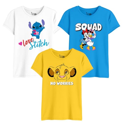 Image of Bon Organik Women's Cartoon Regular Fit T-Shirt