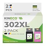 cartouche 302 xl noir Installation facile - Ajustement parfait et facilement remplaçable pour une expérience utilisateur fluide, comprend un indicateur de niveau d'encre fiable et une détection d'impression.