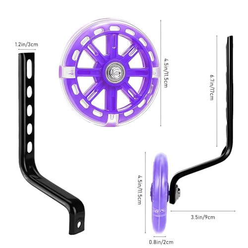 TFSZE Stabilisatoren für Kinder, Hilfsrad, Stabilisator, Stützräder für Kinderfahrrad, verstellbare Trainingsräder für Kinder, Universal-Fahrradrad für Fahrräder