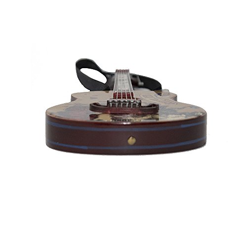 Kurt Adler Grateful Dead Guitar Ornament With Guitar Case, 5.5" #TOP5