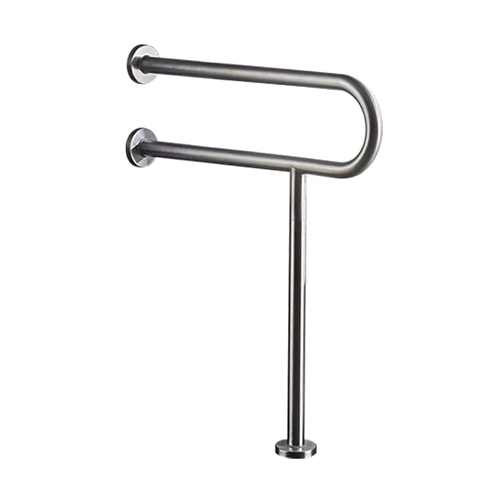 FKXSXAZ Bathroom Grab Bar, Barrier-Free U-Shaped with Legrests Safety Bar Suitable for Elderly Disabled Pregnant Non-Slip Anti-slip Bar(60cm)