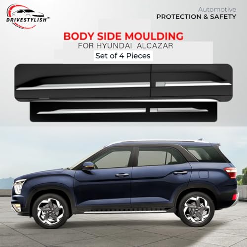 Car Door Body Side Beading/Molding/Cladding for Hyundai Alcazar Set of 04
