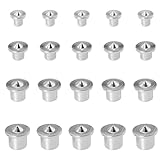 JJHXSM 20PCS Panel Furniture Positioning Woodworker Round Dowel Points Round Pin DIY Locator...