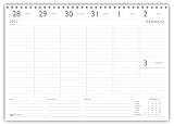 Agende Planner Planning Settimanale 2027 LIFE Spiralato, Formato A4 21x30 cm, Festivi Evidenziati, Sezioni Note