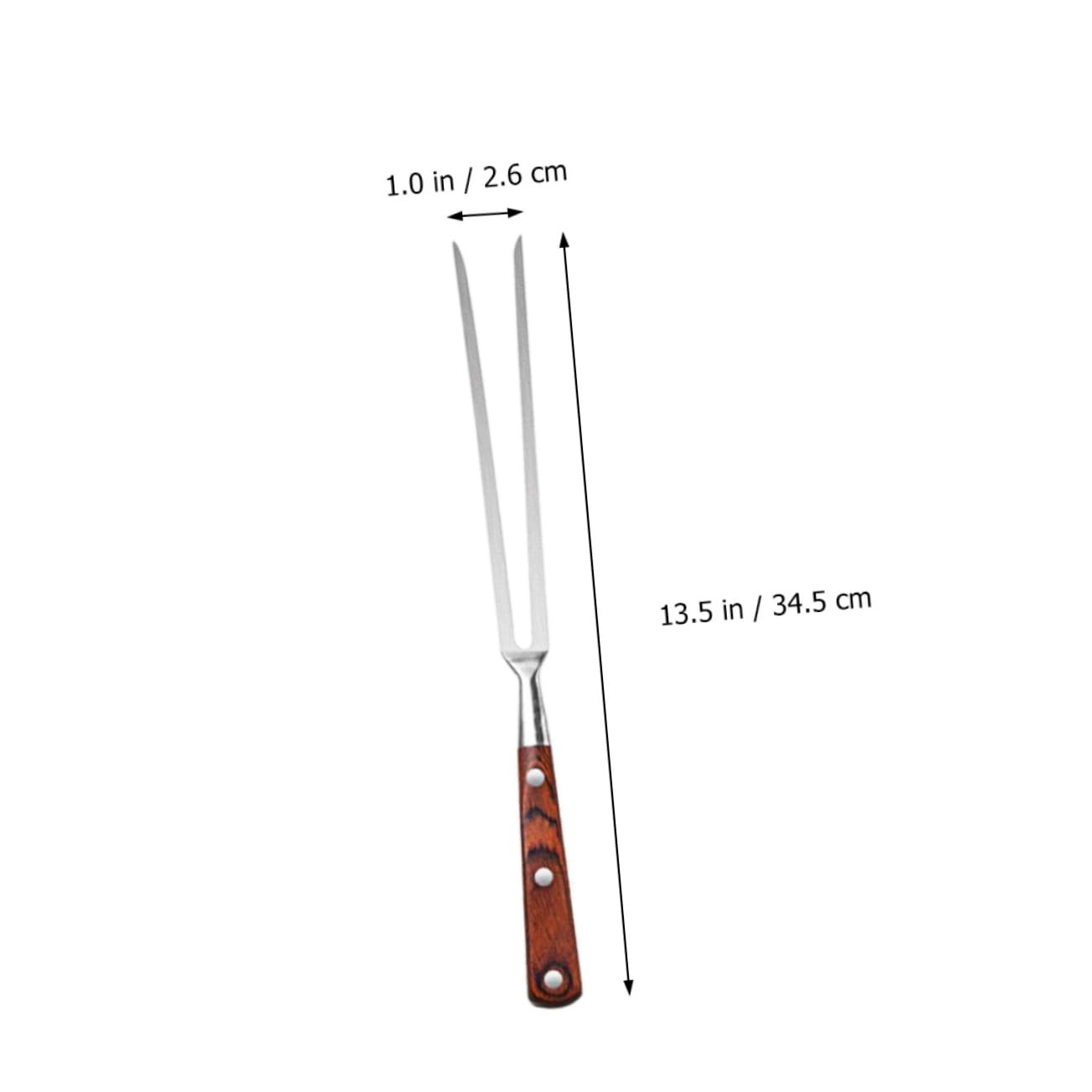 VANZACK Forchettone Barbecue in Acciaio Inox Taglierina Per Esterni Utensile Per Grigliare Facile Da Usare e Pulire Adatto Per Chef e Casalinghe
