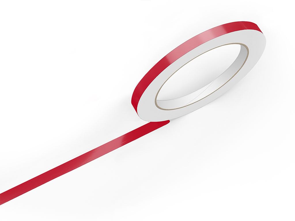 3M 50 Vinyl Pinstriping Tape Roll in Dark Red 483-3/4" x 150ft - Auto Decal Striping Sticker - Gloss Finish Adhesive UV Resistant Film - Car Body Side Stripes