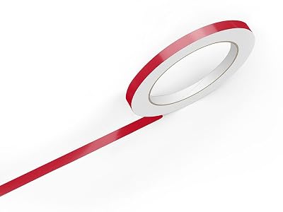 3M 50 Vinyl Pinstriping Tape Roll in Dark Red 483-1/4" x 150ft - Auto Decal Striping Sticker - Gloss Finish Adhesive UV Resistant Film - Car Body Side Stripes