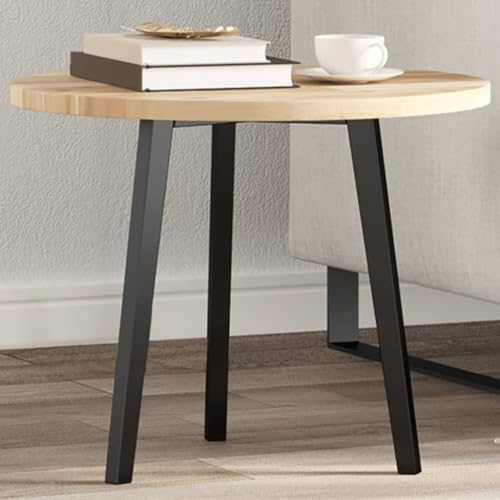 Plateau de table rond en acacia de 50 cm pour customiser vos tables d'appoint