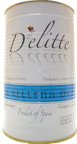 Olives Vertes Fourrées à l'Anchois (350 g) - José Lou Cover